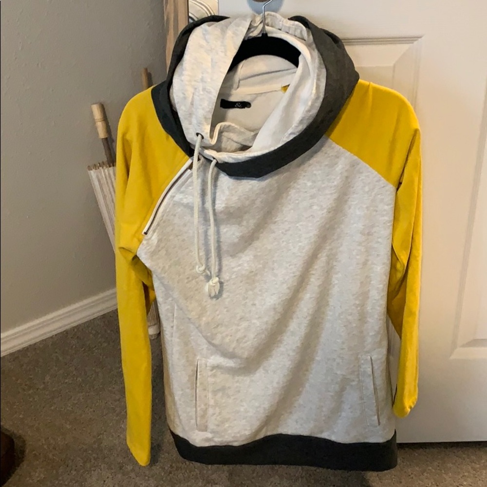 Double hooded sweatshirt